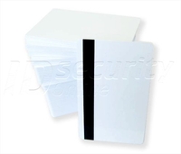 CR80.030 (30 Mil) White PVC Cards Mag Stripe 2 Track - Qty. 500