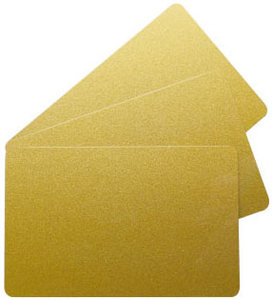 Evolis Metallic PVC Blank Cards