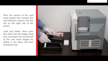 Matica Printers | XID8300 Card Printer | Loading Supplies